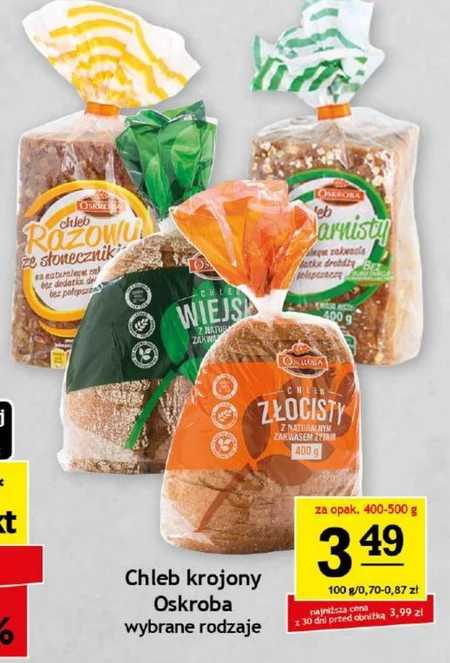 Oskroba Chleb wieloziarnisty 400 g