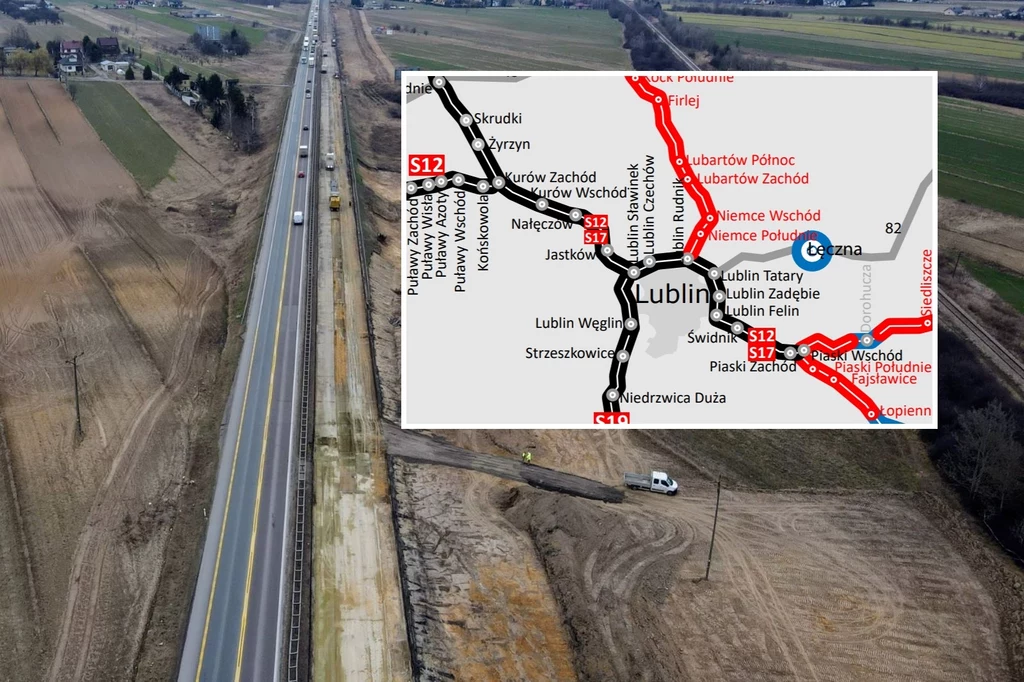 Jak idą prace na odcinku drogi ekspresowej S19 Lublin - Lubartów?