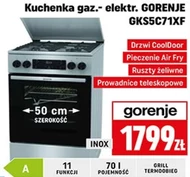 Kuchenka gazowo-elektryczna Gorenje