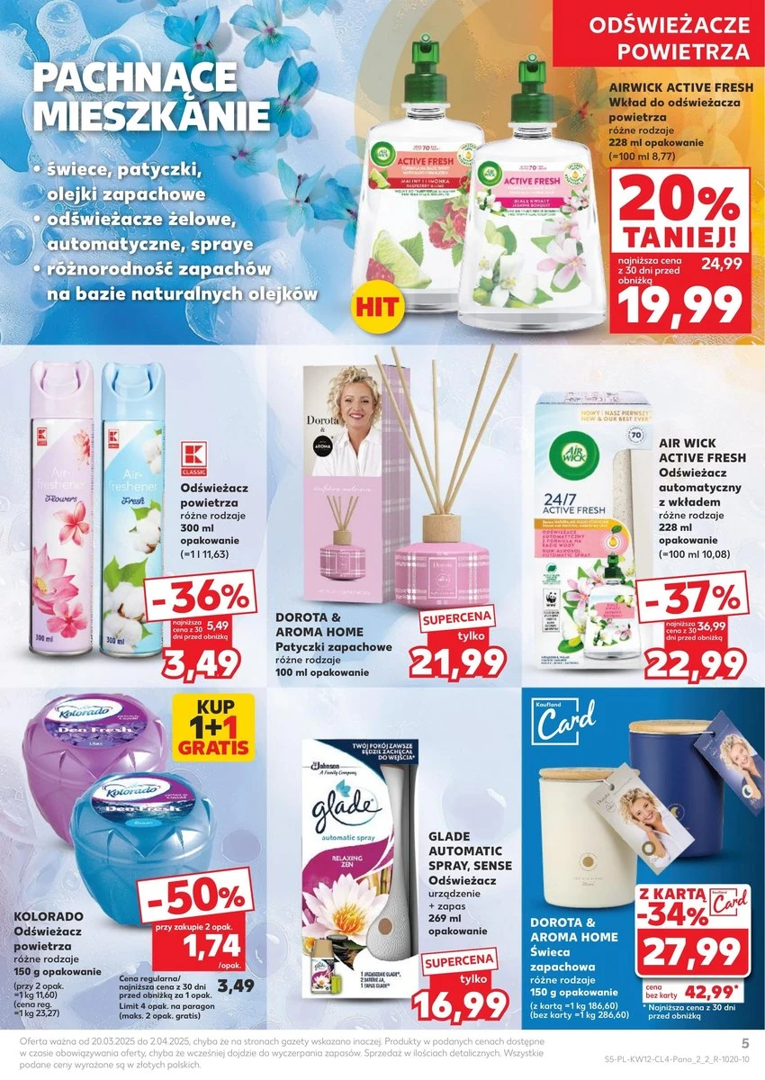 Te odświeżacze powietrza od Doroty Szelągowskiej znikają z półek! Nie przegap promocji w Kauflandzie Te odświeżacze powietrza od Doroty Szelągowskiej znikają z półek! Nie przegap promocji w Kauflandzie