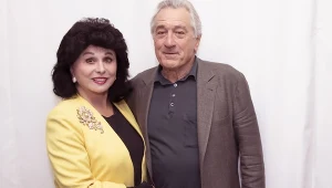 Yola Czaderska-Hayek i Robert De Niro