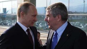 Władimir Putin (po lewej) i Thomas Bach w Soczi w 2014 roku