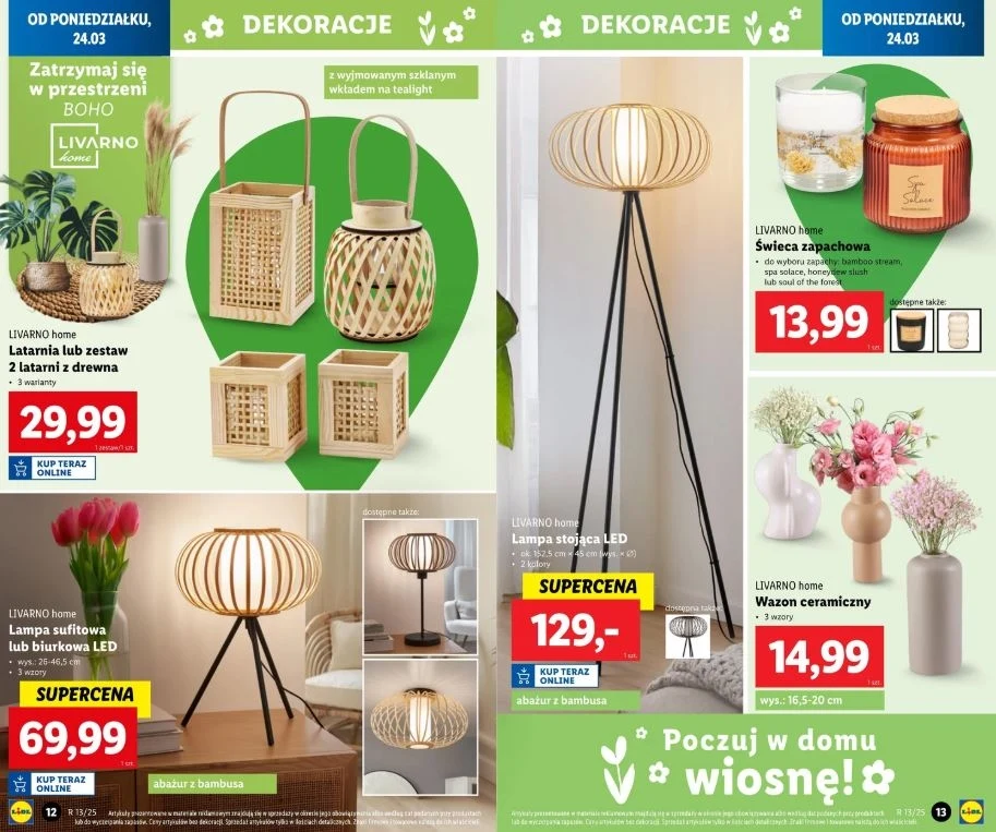 Lidl oferuje dekoracje w stylu boho!