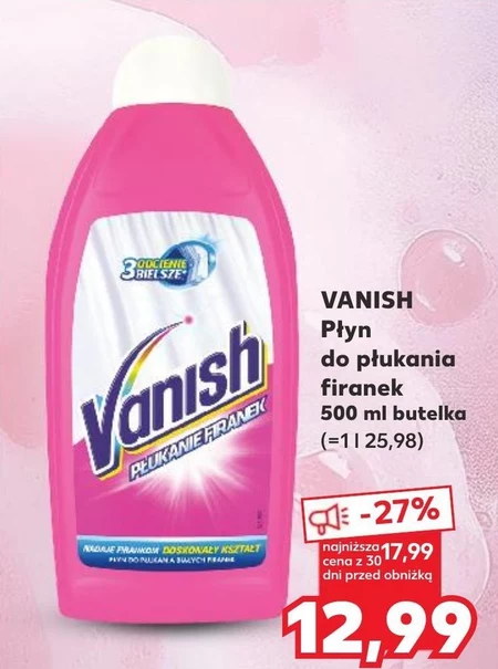 Vanish Płyn do płukania białych firanek 500 ml