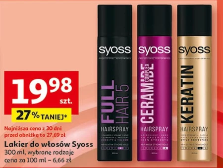 Syoss Ceramide Complex Lakier do włosów wzmacniający 300 ml
