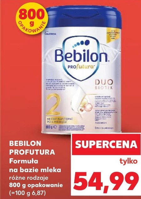 Bebilon Profutura Duobiotik 2 Mleko następne po 6. miesiącu 800 g