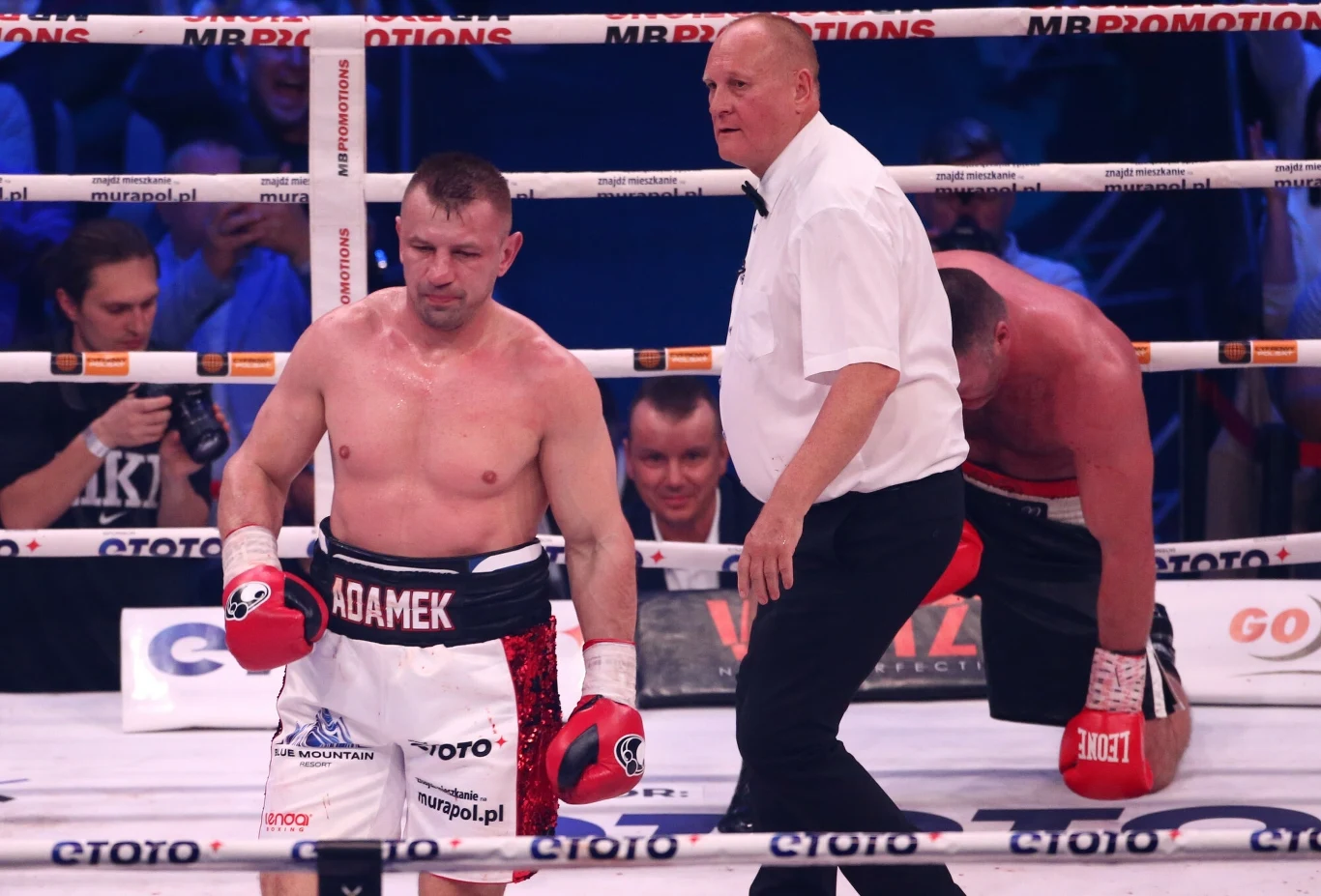 Tomasz Adamek (na pierwszym planie)