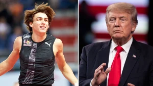 Armand Duplantis i Donald Trump