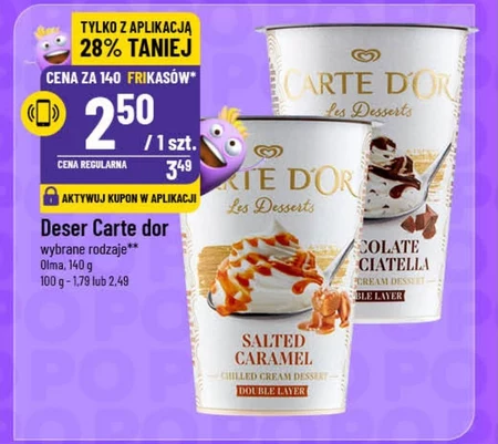 Carte D'Or Deser ze śmietany ukwaszonej karmel-solony karmel 140 g