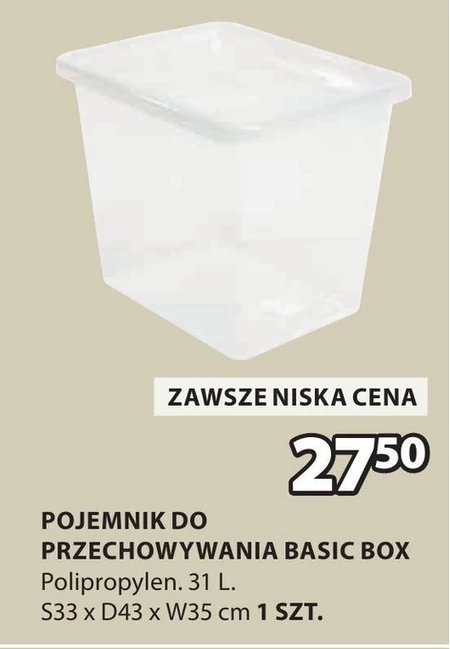 Pojemnik do przechowywania Basic