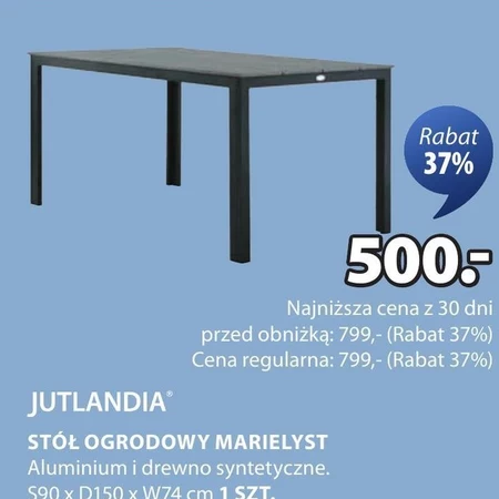 Stół ogrodowy Jutlandia