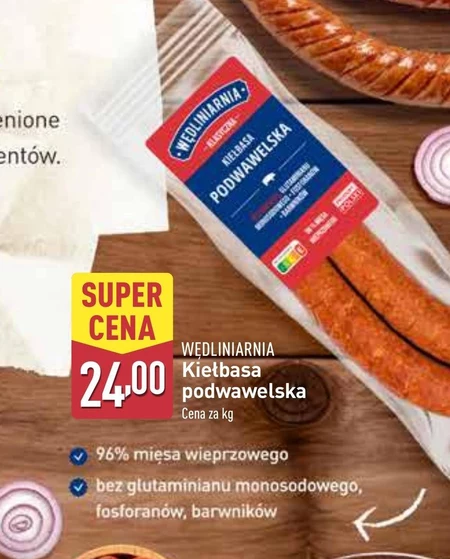 Kiełbasa podwawelska Wędliniarnia