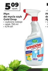 Płyn do mycia szyb Gold Drop