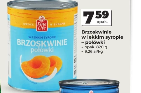 Brzoskwinie w syropie Fine life