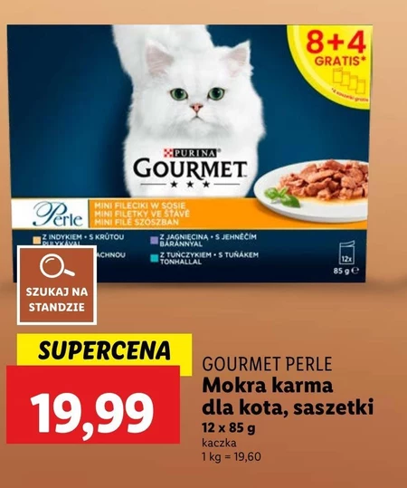 Mokra karma dla kota Gourmet perle