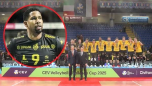 Wilfredo Leon i siatkarze Bogdanki LUK Lublin świętowali przy opustoszałych trybunach