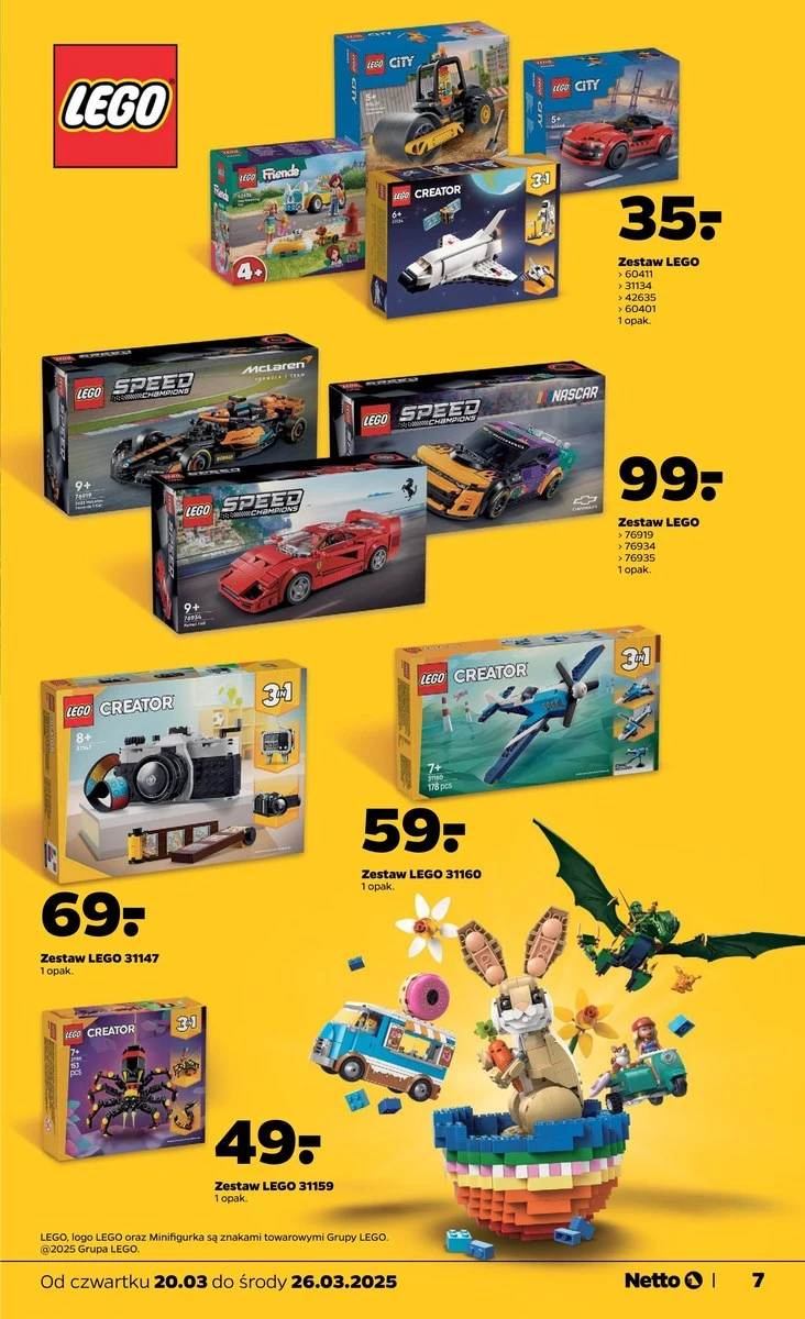 Kultowe zestawy klocków LEGO w sklepach Netto od 35 zł! Rodzice i dzieci oszaleją na punkcie tej promocji! Kultowe zestawy klocków LEGO w sklepach Netto od 35 zł! Rodzice i dzieci oszaleją na punkcie tej promocji!