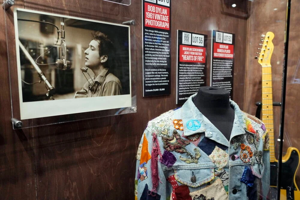 Aukcja pamiątek z życia Boba Dylana