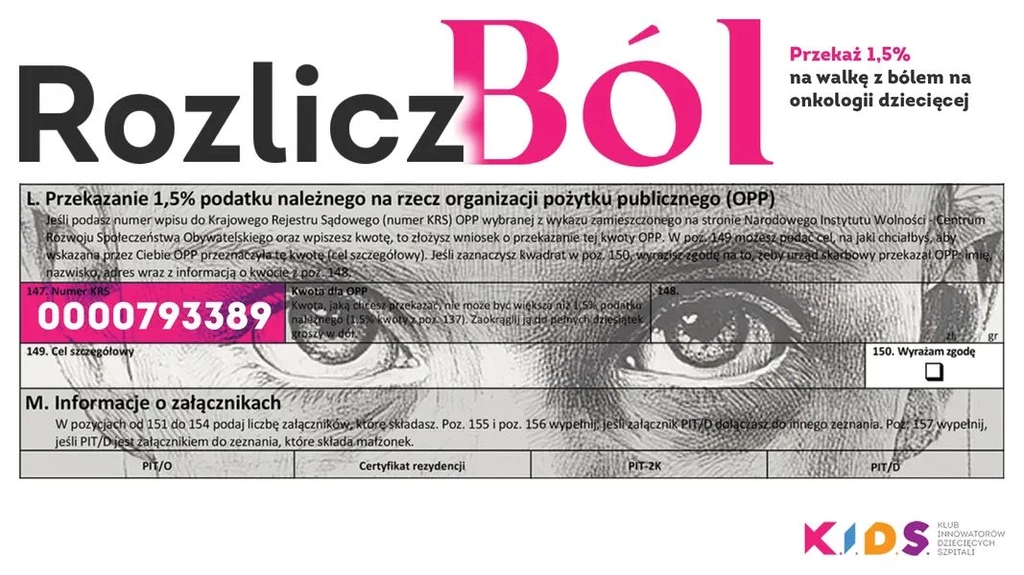 Rozlicz ból - gra w formacie PDF, stylizowana na arkusz PIT