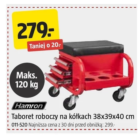 Taboret roboczy Hamron