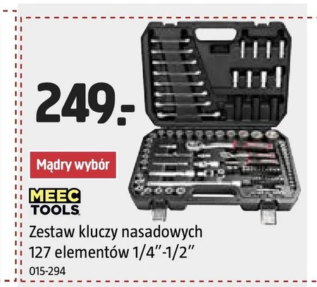 Zestaw kluczy nasadowych Meec Tools