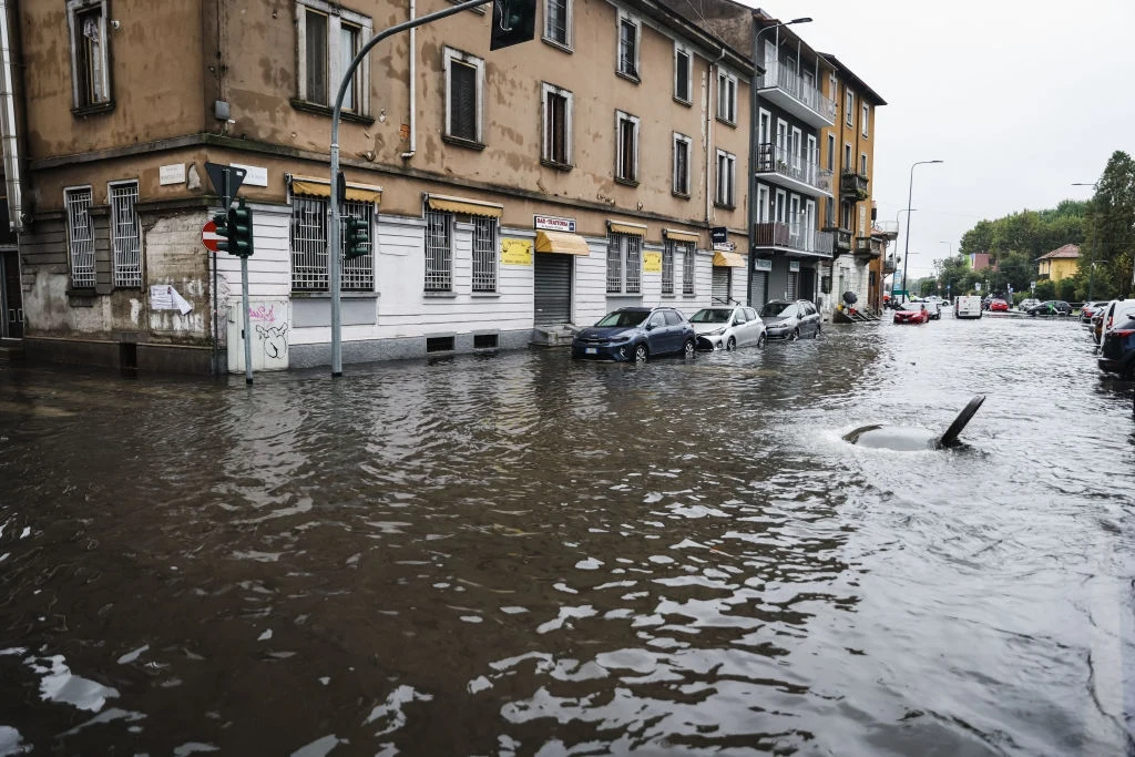 W Mediolanie w 2024 roku było 111 deszczowych dni. Suma opadów była najwyższa od XVIII wieku