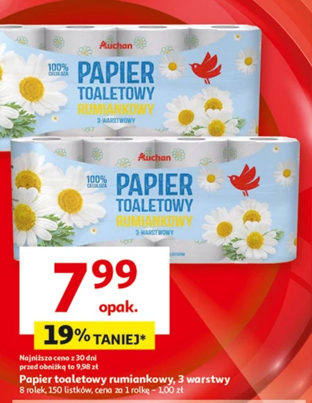 Papier toaletowy Auchan