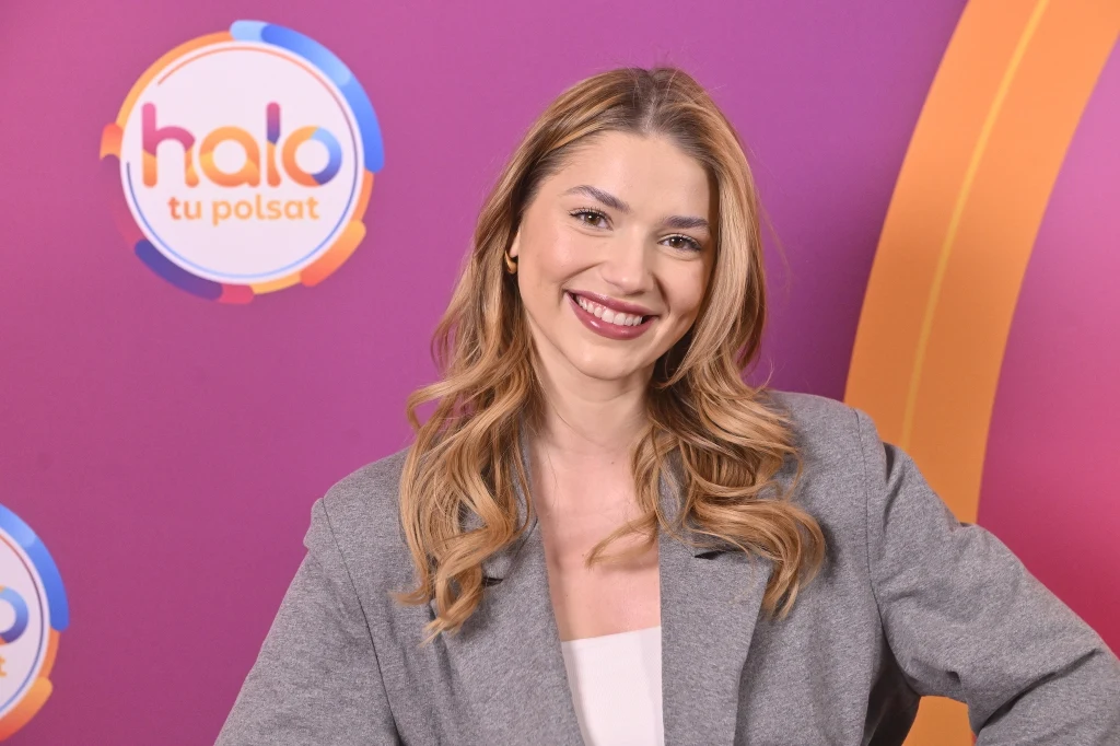 Julia Żugaj w "halo tu polsat"