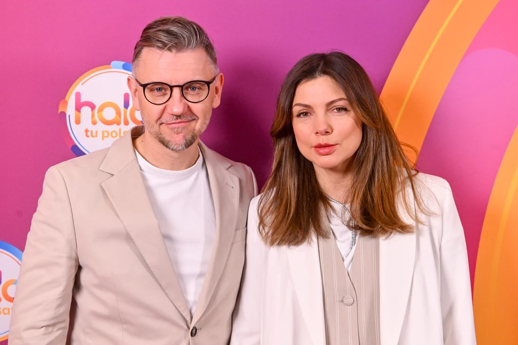 Karolina Gorczyca i Krzysztof Czeczot w "halo tu polsat"