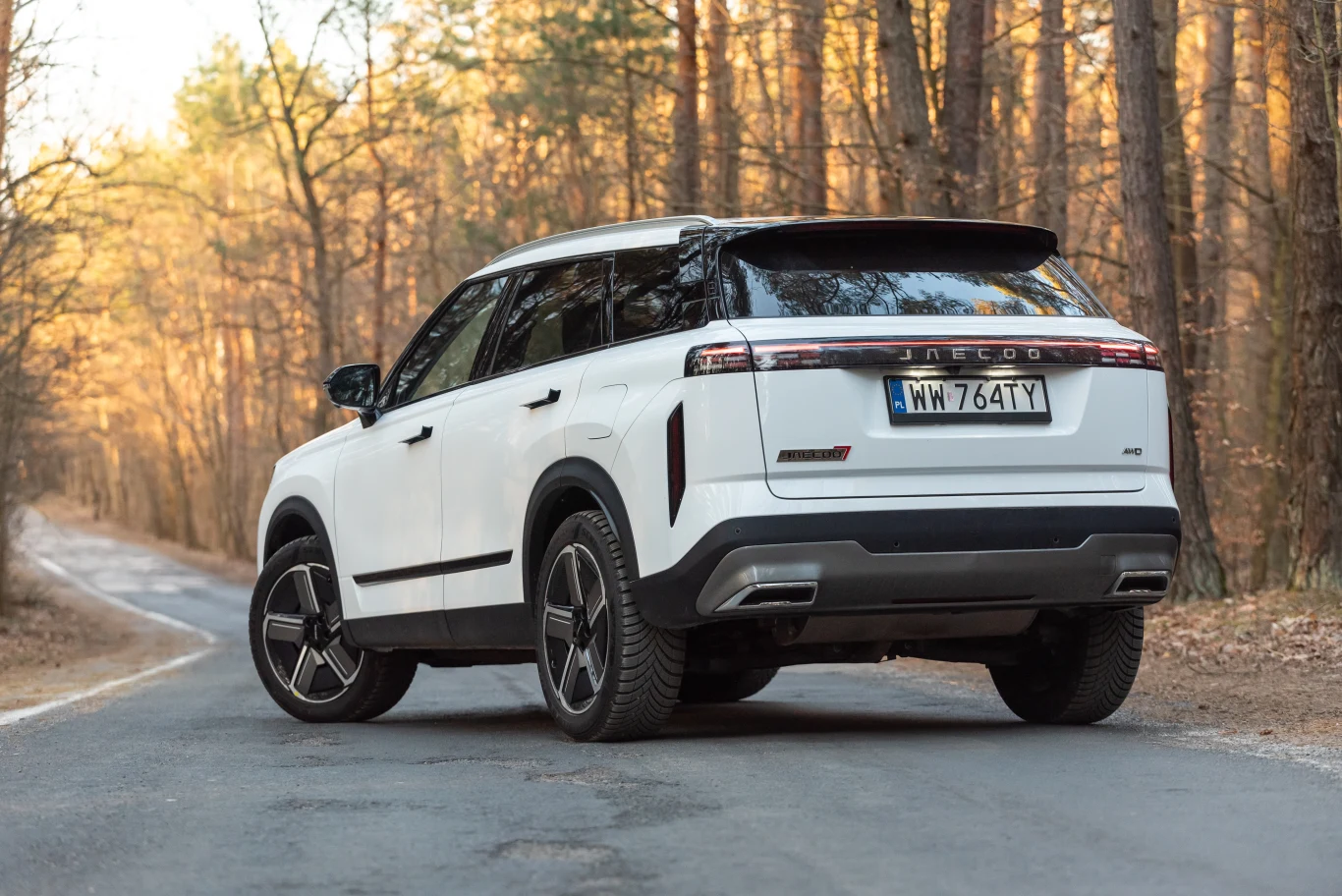 Po Omodzie 5 z taśm zakładu w Barcelonie planowo zacznie wyjeżdżać także Jaecoo 7. Z tyłu również trudno o większe uwagi dotyczące wyglądu