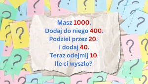 99% ludzi ma z tym problem. Sprawdź, czy potrafisz liczyć w pamięci