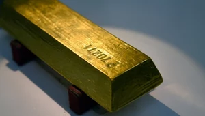 Ta sztabka złota (prezentowana w oddziale NBP w Krakowie) waży 12 kg