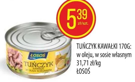 Tuńczyk w sosie własnym Łosoś