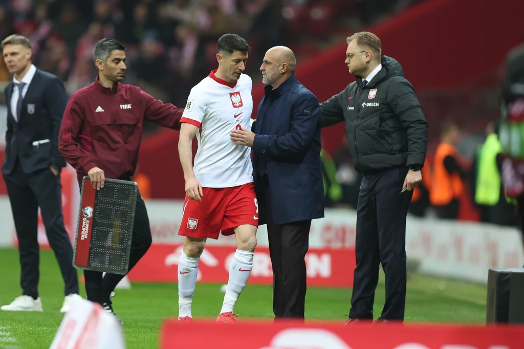Robert Lewandowski w meczu z Litwą Robert Lewandowski w meczu z Litwą