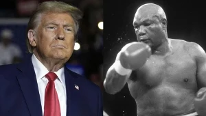 Donald Trump żegna George'a Foremana