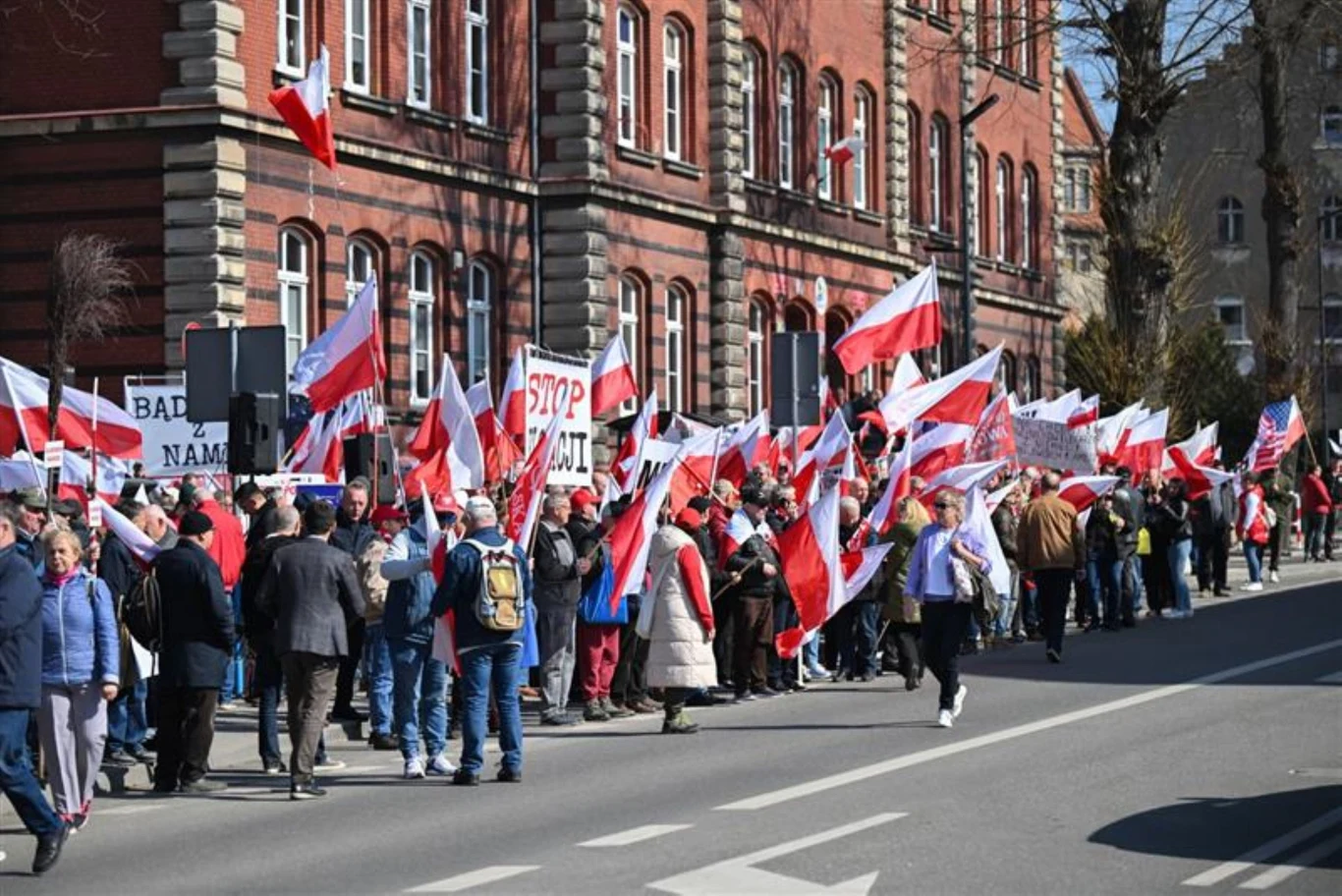 Protest na granicy polsko-niemieckiej. Chodzi o kwestię migrantów Protest na granicy polsko-niemieckiej. Chodzi o kwestię migrantów