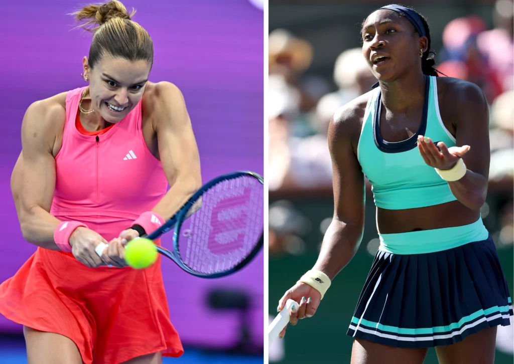 Maria Sakkari (L) i Coco Gauff (P) Maria Sakkari (L) i Coco Gauff (P)