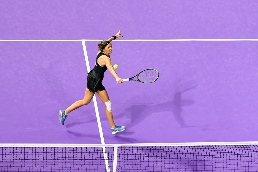 Katarzyna Piter Katarzyna Piter i grająca z nią w duecie Monica Niculescu rywalizowały podczas WTA 1000 w Miami