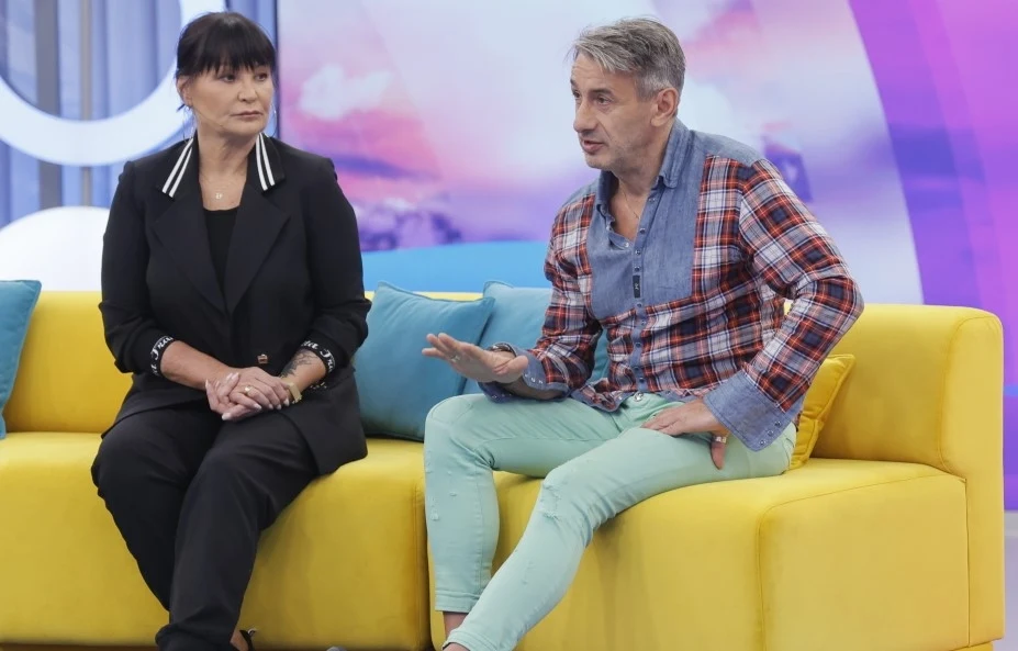 Iwona Pavlović z mężem Iwona Pavlović z mężem