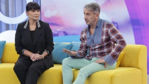 Iwona Pavlović z mężem