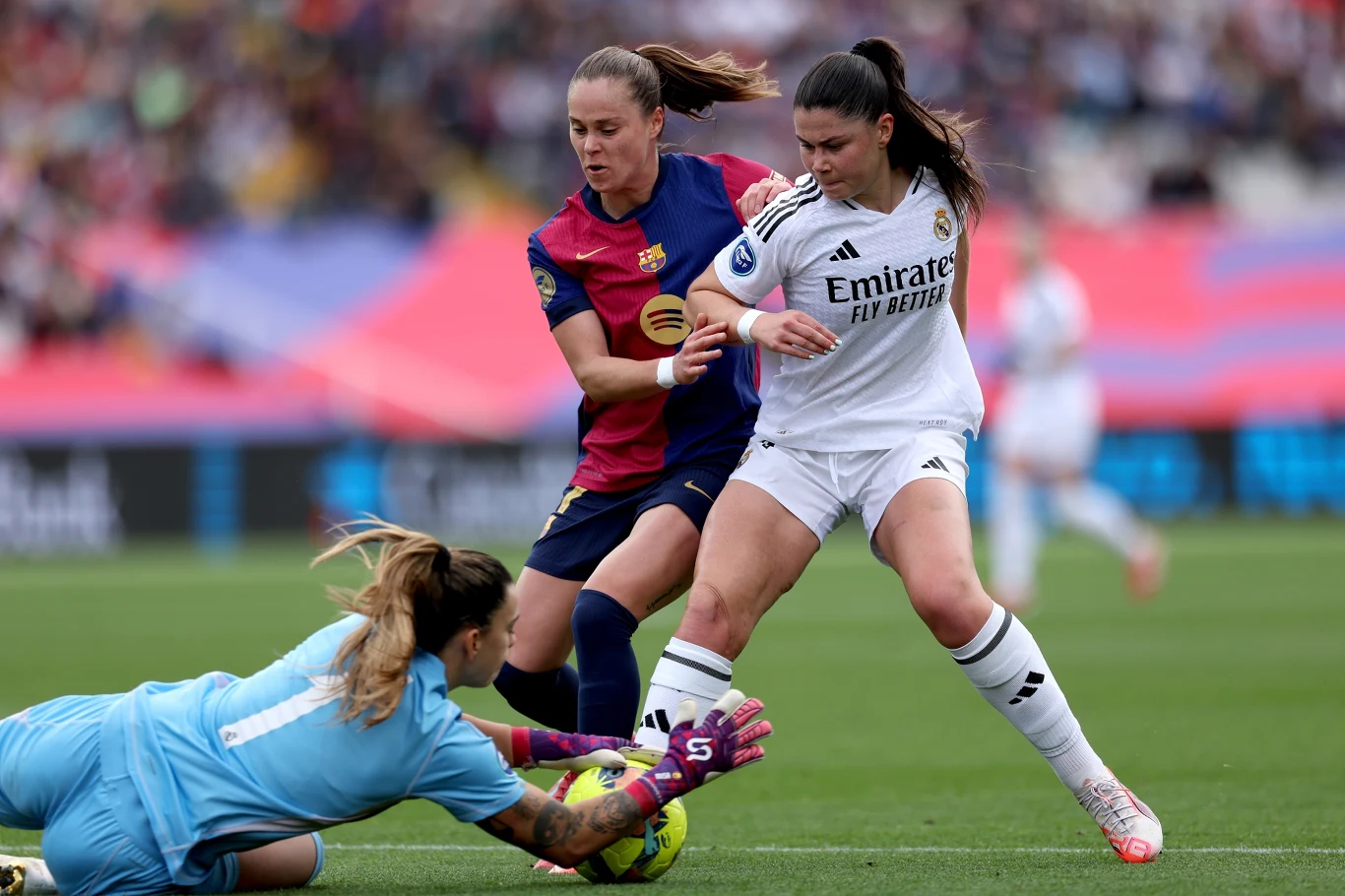 Ewa Pajor w przegranym El Clasico