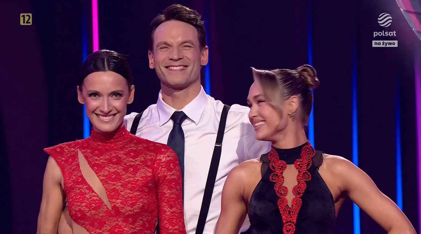 Taniec z Gwiazdami - Tomasz Wolny z żoną i Daria Syta