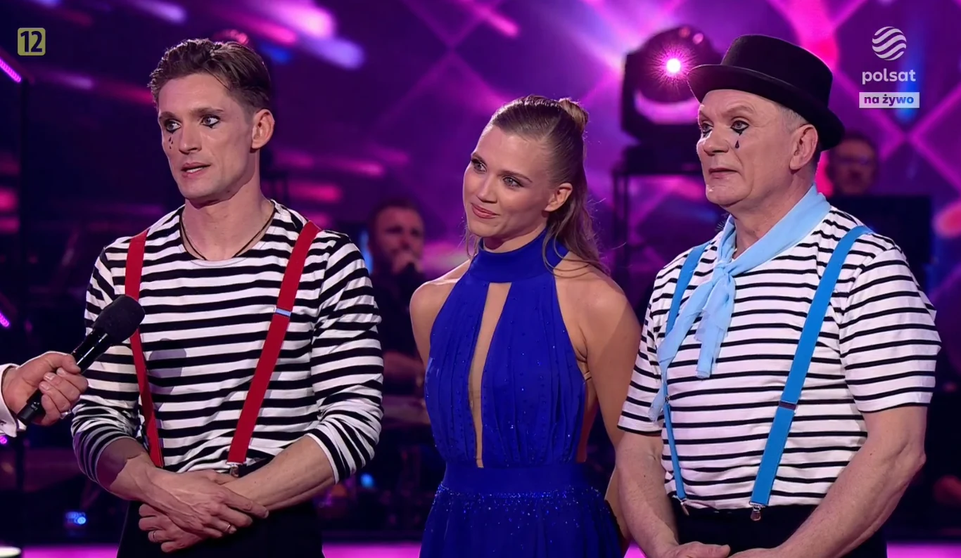 Taniec z gwiazdami -Filip Gurłacz, Agnieszka Kaczorowska i tata Grzegorz