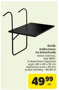 Stolik balkonowy MDF