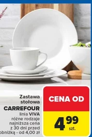 Zastawa stołowa Carrefour