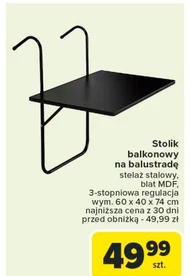 Stolik balkonowy MDF