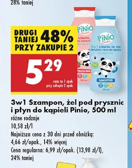 Żel pod prysznic Pinio