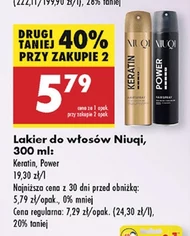 Lakier do włosów Niuqi