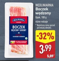 Boczek wędzony Wędliniarnia