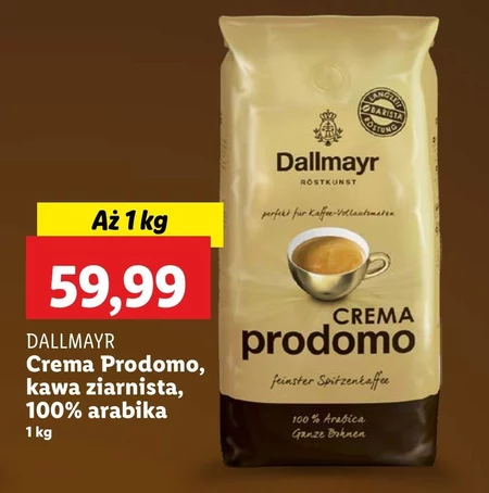 Dallmayr Crema Prodomo Kawa ziarnista 1000 g